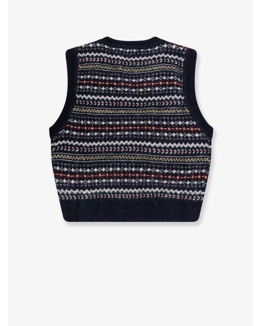 DUNST Blue Crafted Vest