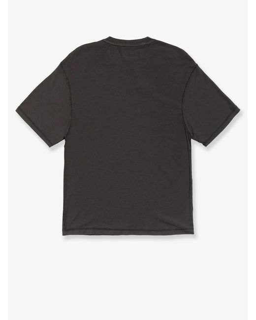 Stussy Black Lazy Cotton T-Shirt for men