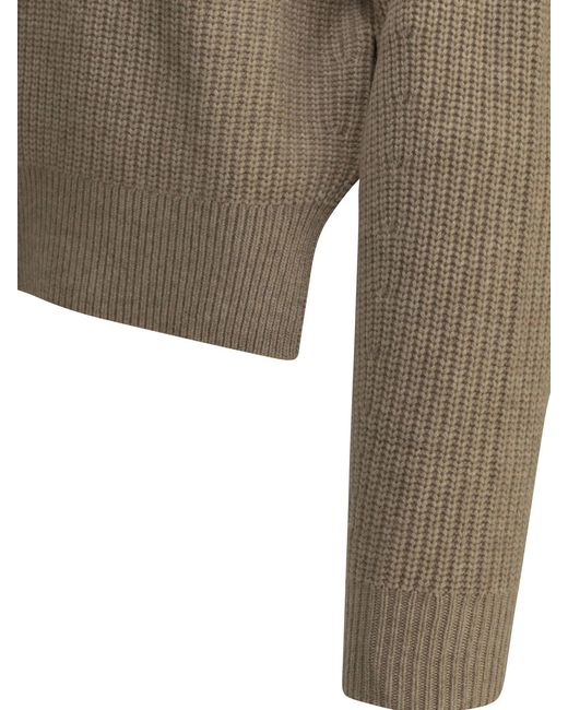 Isabel Marant Natural "Miranda" Polo Sweater