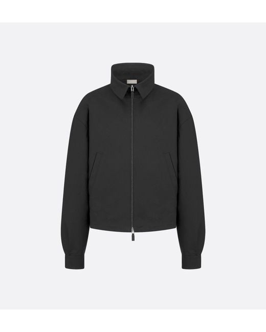 Dior Black Cotton Jacket for men