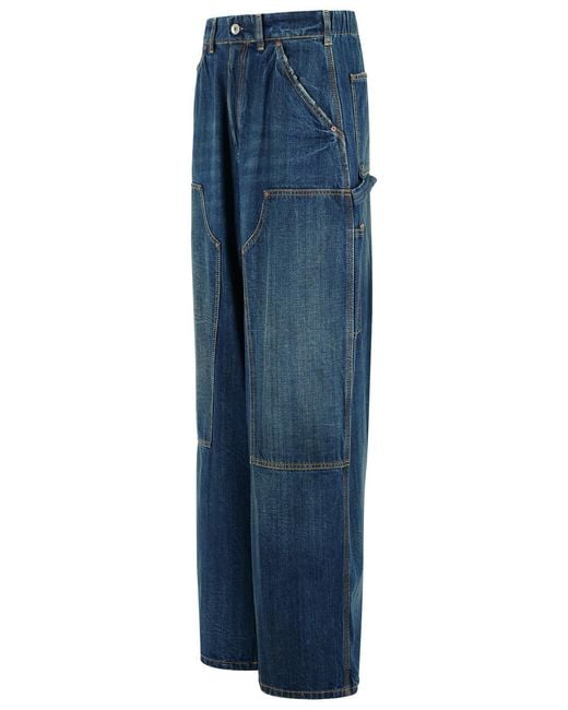 Maison Margiela Blue 'Carpenter' Cotton Jeans