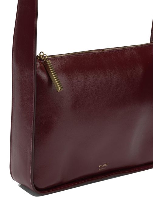 Khaite Purple "Lory Squared" Small Shoulder Bag