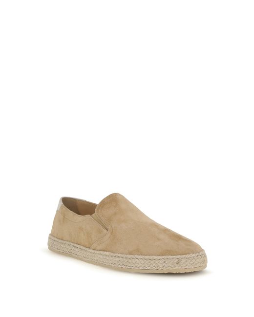 Brunello Cucinelli Natural Sneakers for men