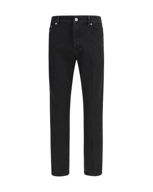 PT Torino Black Denim Pants Reggae for men