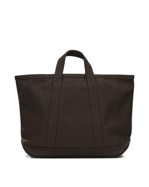 Visvim Black "Canvas Rime Tote M" Large Hand Bag for men