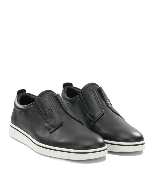 Ferragamo Black "Alfie" Slip-On for men