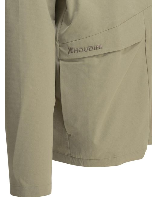 Houdini Sportswear Green "Go" Windbreaker Jacket for men