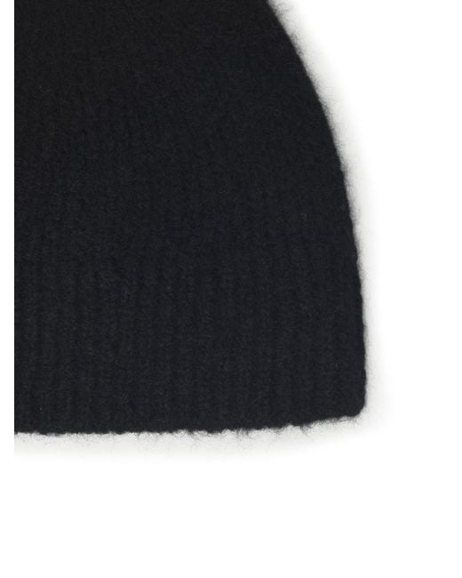 Dries Van Noten Blue 'Moss' Alpaca Blend Beanie for men