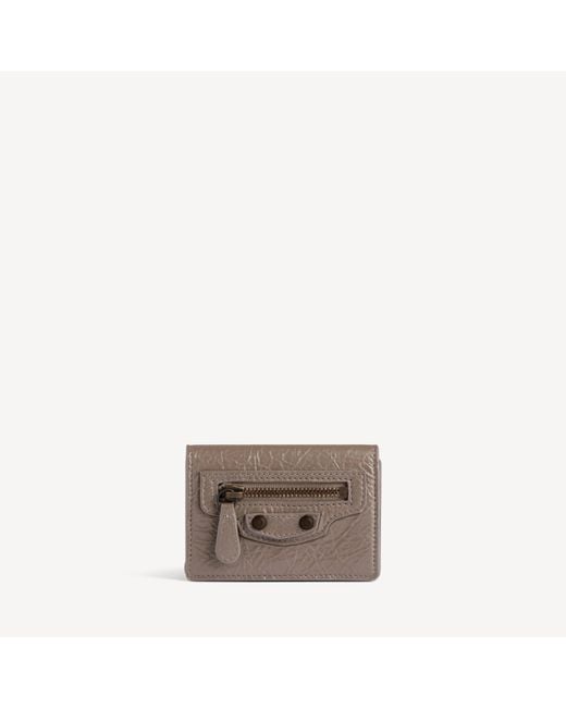 Balenciaga Gray "Le City Mini" Wallet