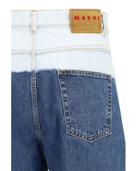 Marni Blue Five-Pocket Jeans for men