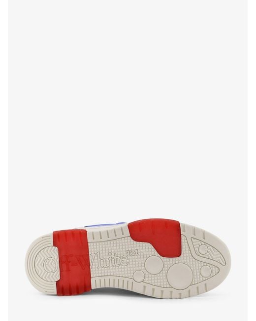 Off-White c/o Virgil Abloh White Off Out Of Office Bubble Arrow Leather Sneakers for men