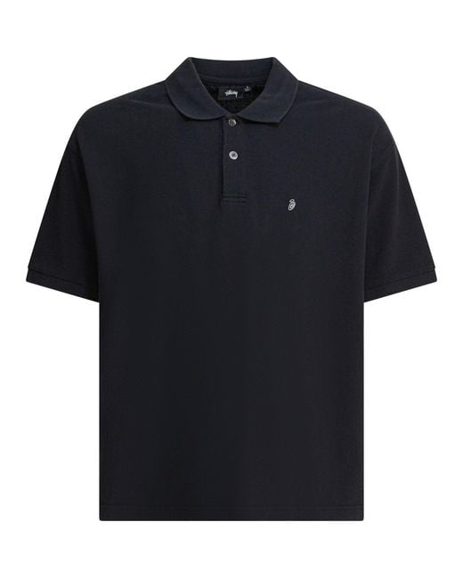 Men's Black Classic Pique Polo