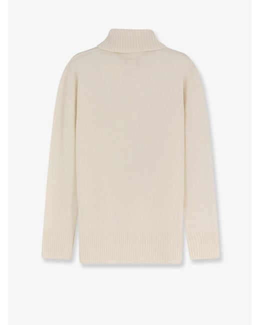 Totême White Cashmere Turtleneck