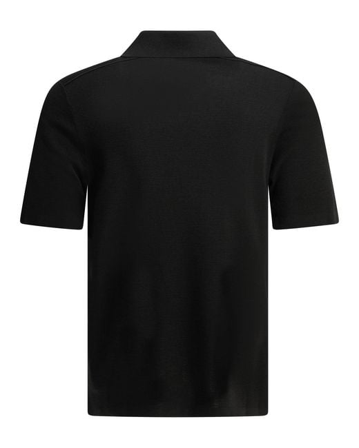 Burberry Black Marcus Button-Down Polo Shirt for men