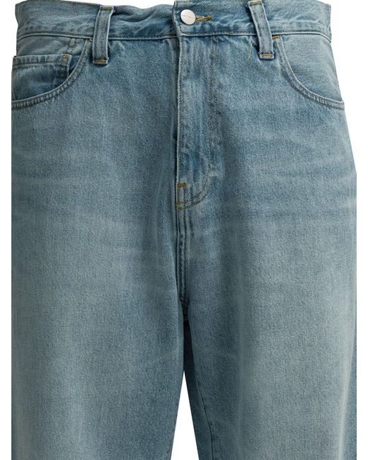 Carhartt Blue Light Cotton Jeans for men