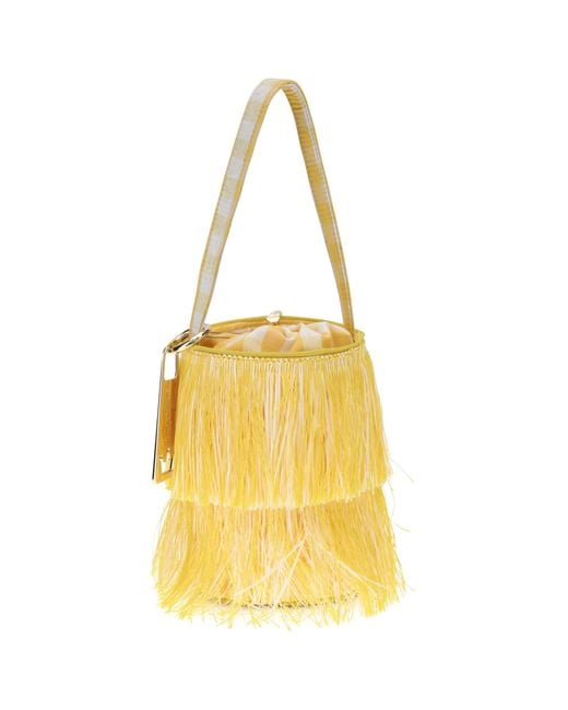 La Milanesa Metallic Shoulder Bag Anemone