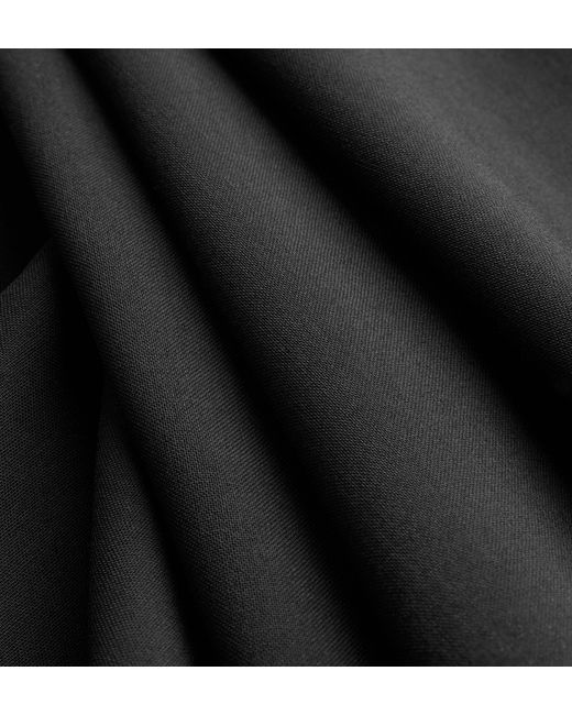 Dior Black Wool Draped Shorts