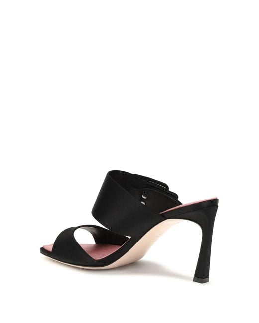 Roger Vivier White Trompette Mules Sandals