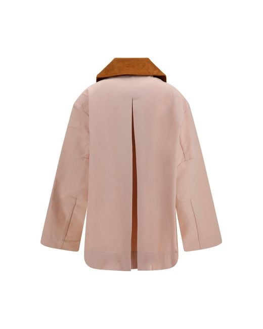 Ganni Pink Twill Jacket