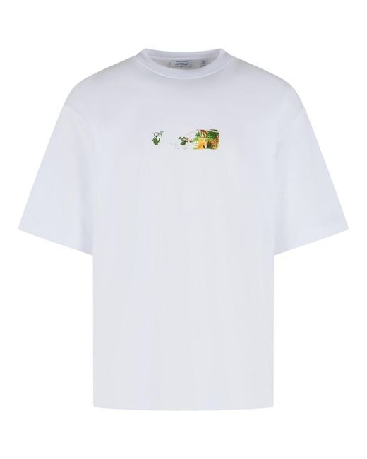 Off-White c/o Virgil Abloh White 'Spices Arrow' Cotton T-Shirt for men