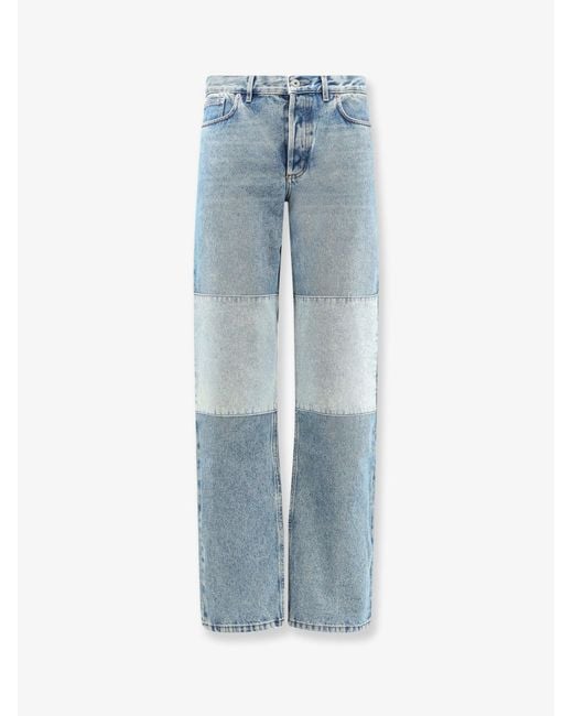 Dior Blue Dior Regular Cotton Jeans for men