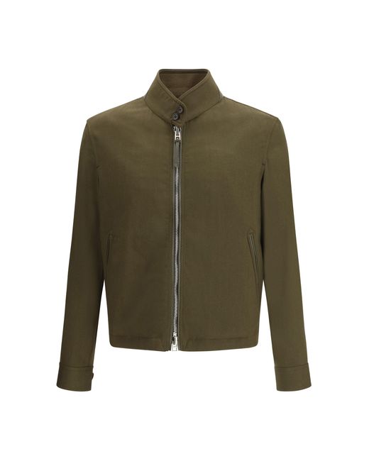 Men's Green Harrington Jacket