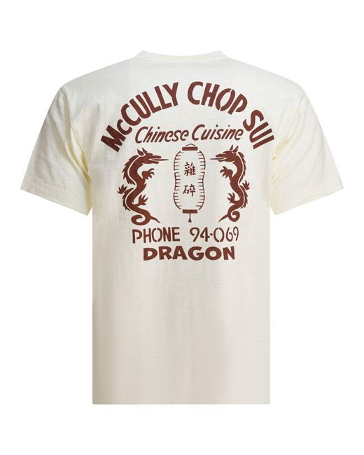 Sun Surf White Mccully Chop Sui T-shirts Beige for men
