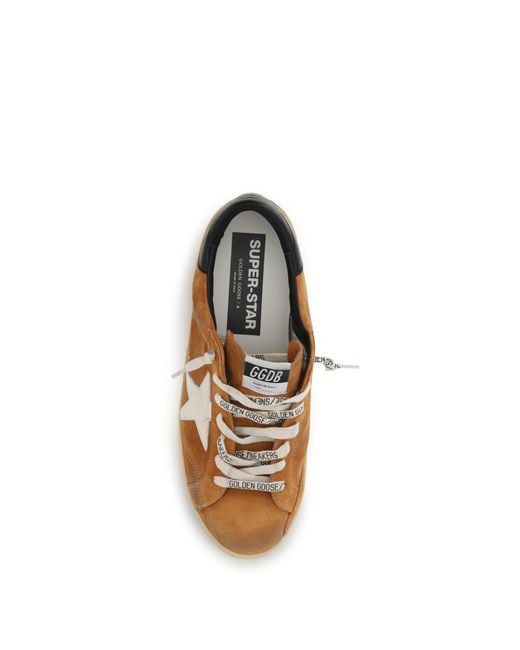 Golden Goose Deluxe Brand Brown Super Star Sneakers Light/Cream for men