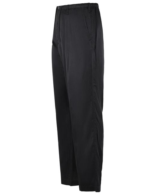 Dries Van Noten Blue 'Penny' Cotton Blend Pants for men