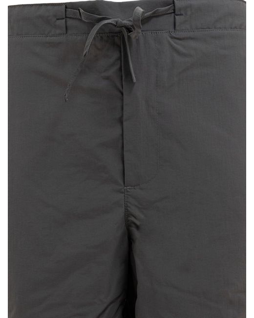 GR10K Gray Short With Drawstring Waist Shorts for men
