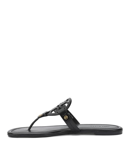 Tory Burch Black Leather Sandals
