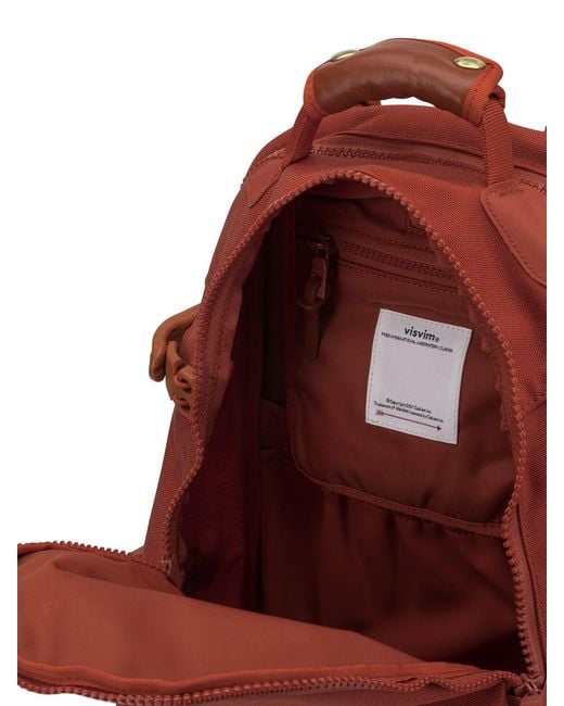 Visvim Red Nylon Backpack for men