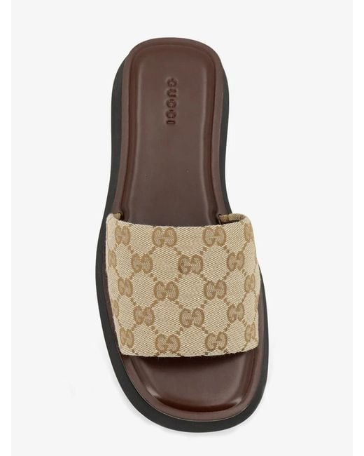Gucci Black Platform Sandals