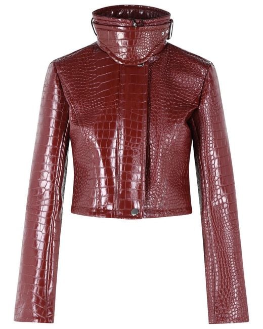 Sportmax Red 'Sultan' Crop Jacket