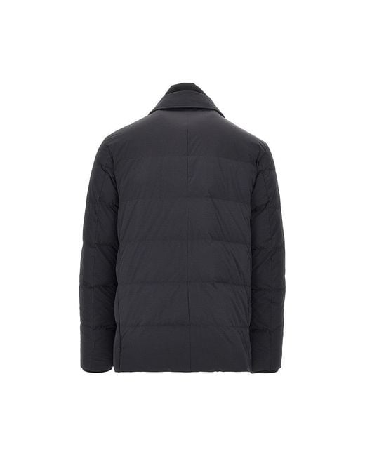 DUNO Black 'Vance' Down Jacket for men