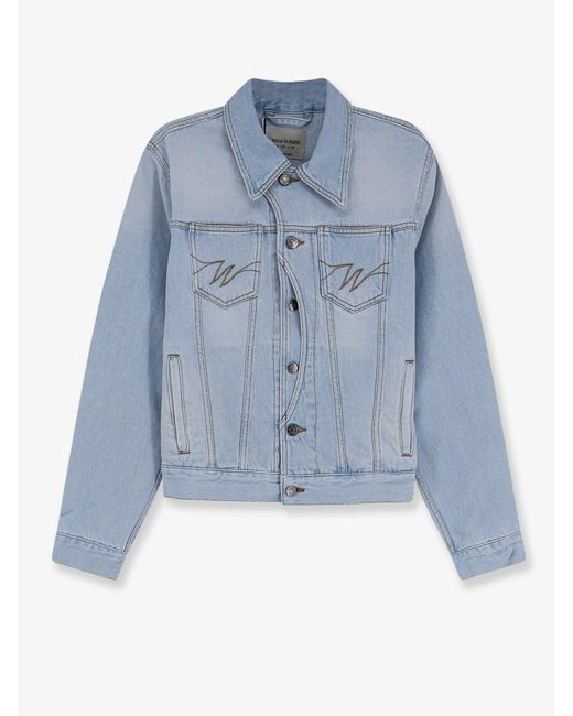 Walk In Paris Blue Denim Jacket Postman Light