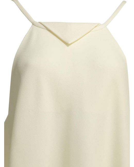 Balenciaga White Casual Draped Top
