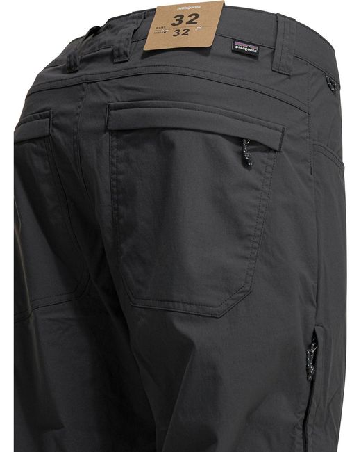 Patagonia Gray "M's Quandray" Technical Pants for men