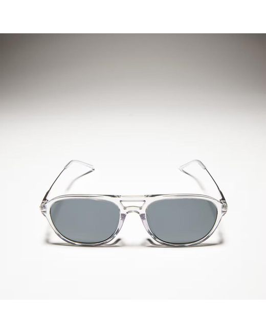 Gucci Gray Navigator Sunglasses for men