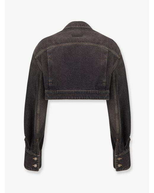 Dior Black Dior Denim Jacket With Bustier Detail