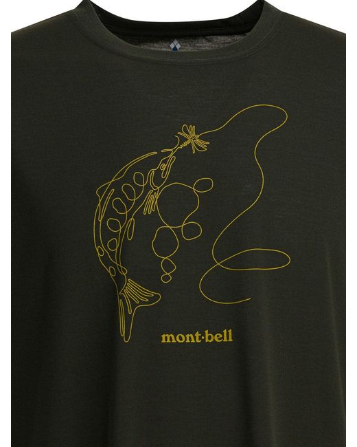 Montbell Black T-Shirts for men