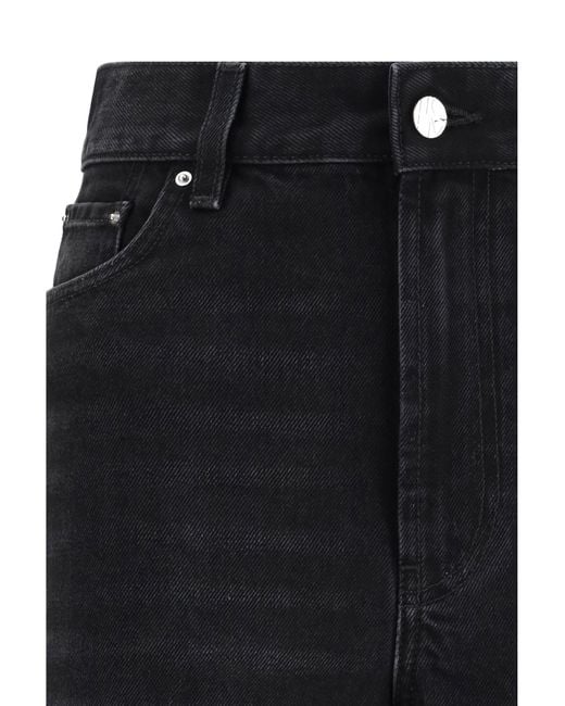 Totême  Black Wide-Leg Jeans