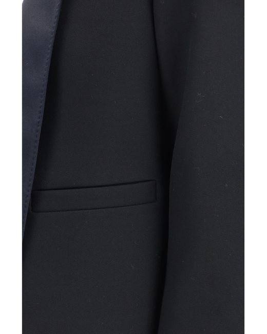 Tom Ford Black Cropped Single-Breasted Jacket