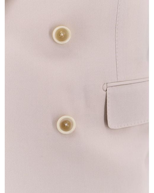 Tom Ford Pink Wool, Cashmere And Silk Blazer for men