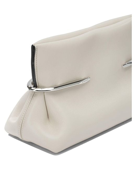 Givenchy Natural "Pinch Soft" Clutch With Handle