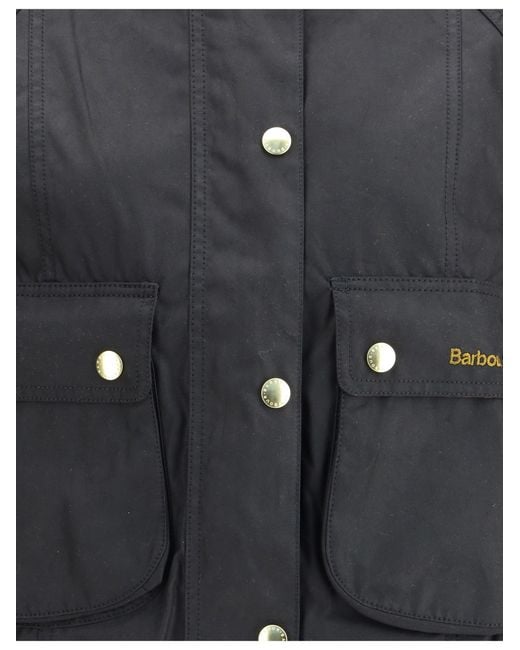 Barbour Black Beadnell Waxed Jacket