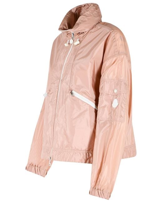 Moncler Pink 'Marmacy' Polyester Jacket