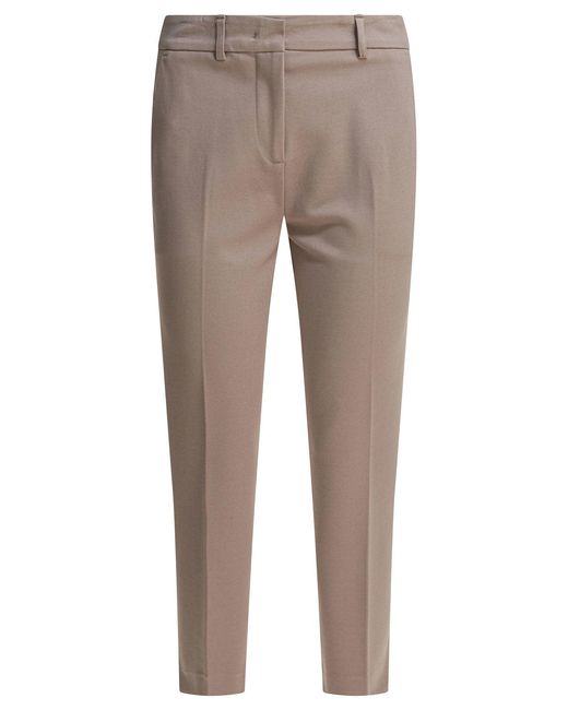 Semler Gray Viscose Pants Trousers