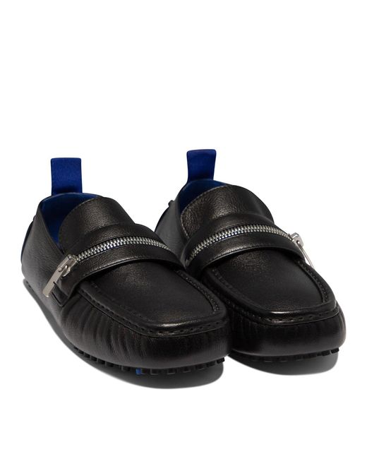 Burberry Black "Motor" Loafers for men