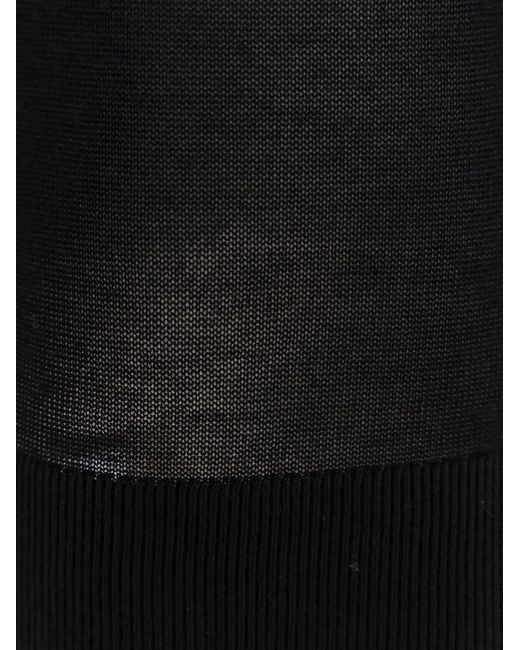 Totême  Black Lyocell Sweater
